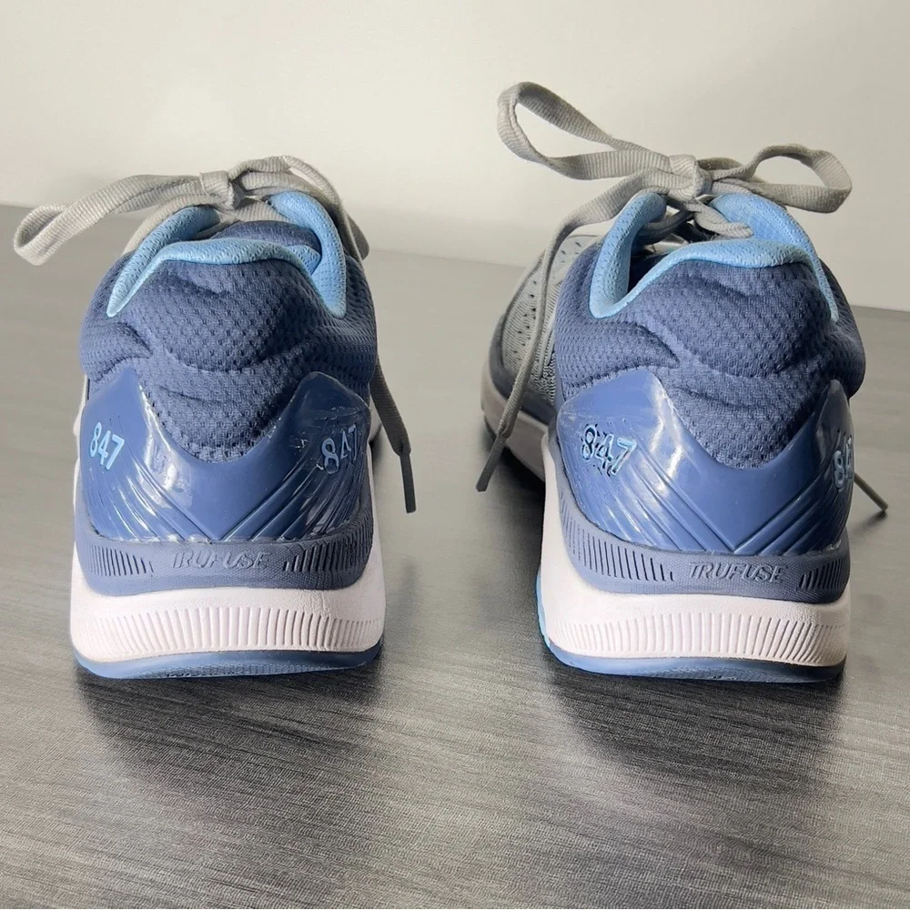 New Balance Womens 847 V4 WW847LG4 Gray Blue Running Shoes Sneakers Size 10 - Picture 4 of 7